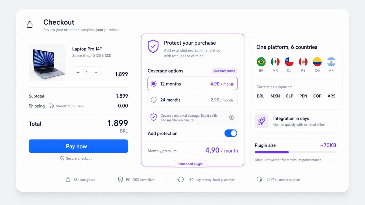 Plataforma de Distribución de Seguros en LATAM: Integración en Días